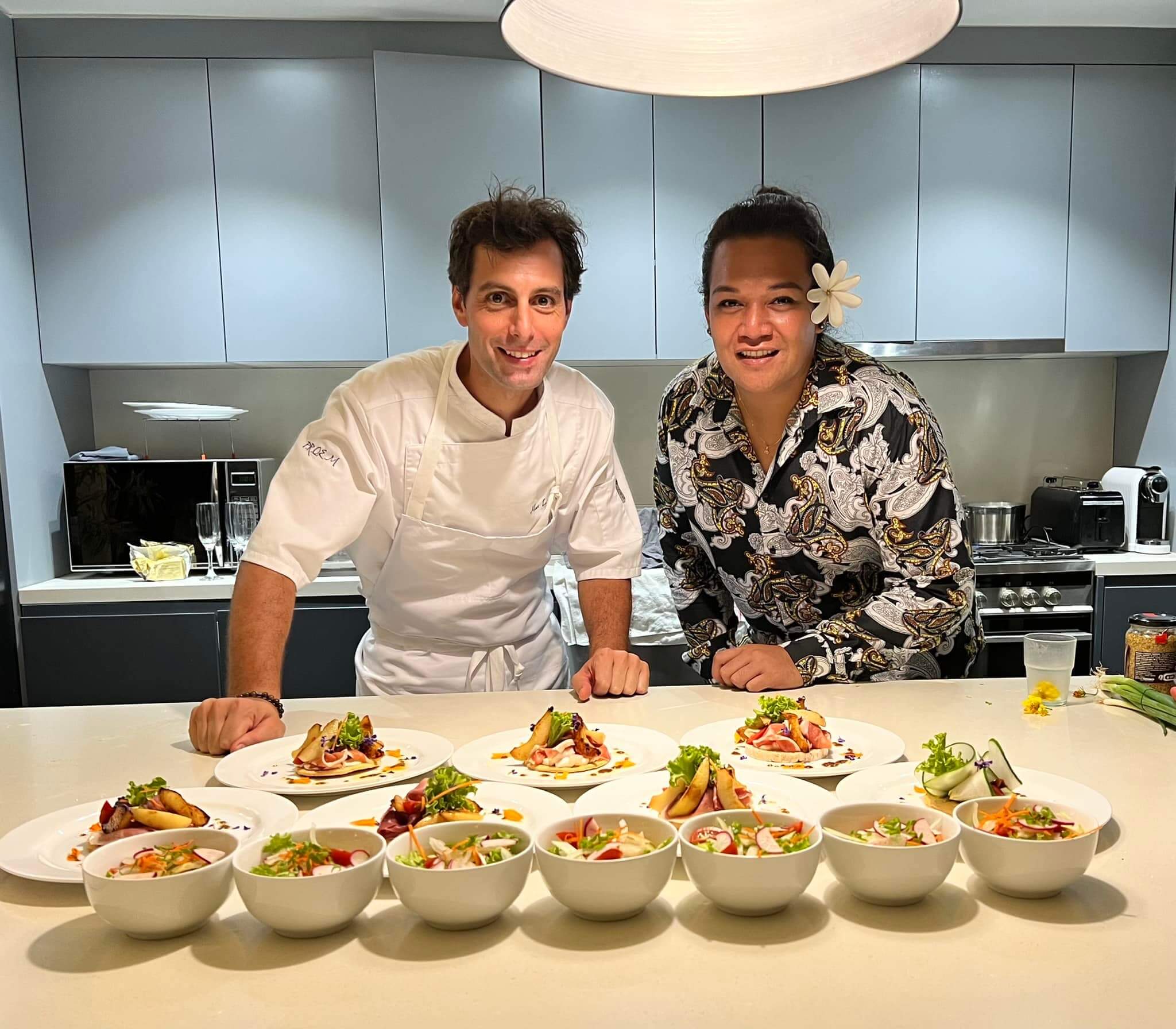 Chef privé à la villa