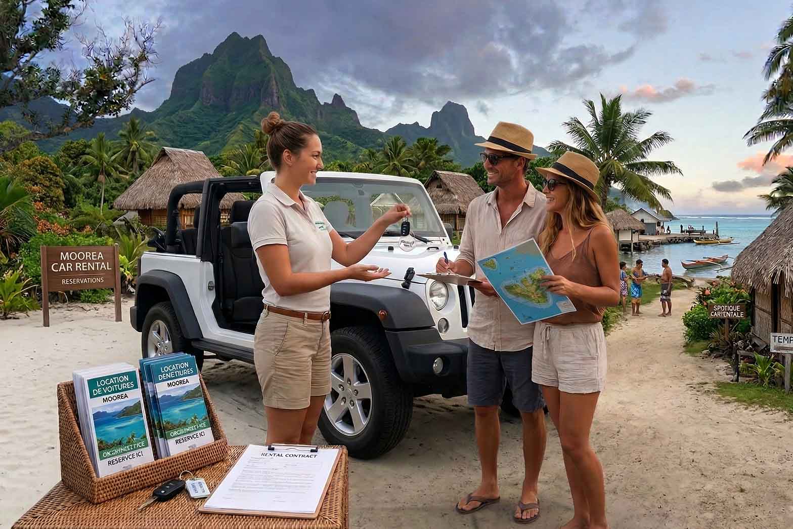 Location de voiture à Moorea
