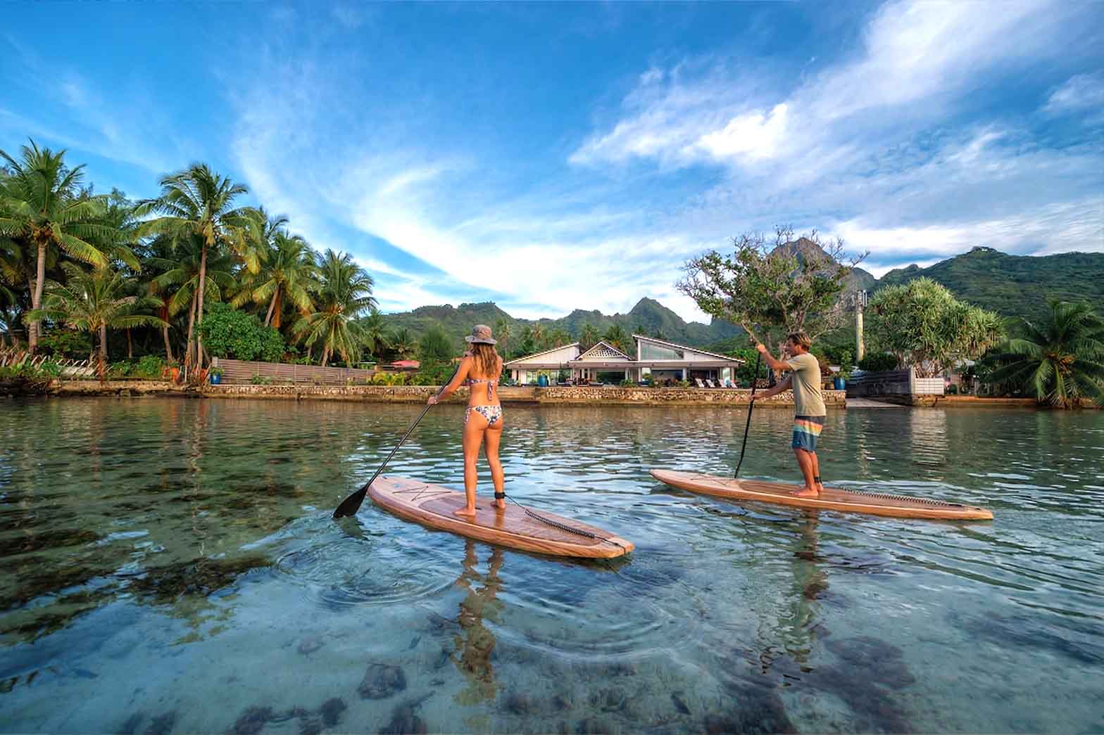 Paddle en lagon